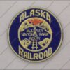 Alaska Railroad Iron-On Embroidered Patch #09-0400