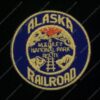 Alaska Railroad Iron-On Embroidered Patch #09-0400