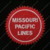 Missouri Pacific Railroad Buzzsaw Embroidered Iron-On Patch #09-3700 - Image 2