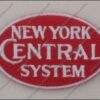 New York Central RR Embroidered Iron-On Patch #09-3750