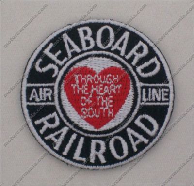 Seaboard Air Line Railroad Iron-On Patch #09-5700 - Locomotive Logos