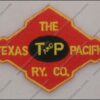 Texas & Pacific Railway Embroidered Iron-On Patch 09-6400