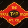 Texas & Pacific RR Embroidered Iron-On Patch 09-6400