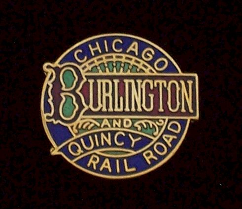 C B & Q Chicago Burlington & Quincy Railroad Hat Pin #12-1700