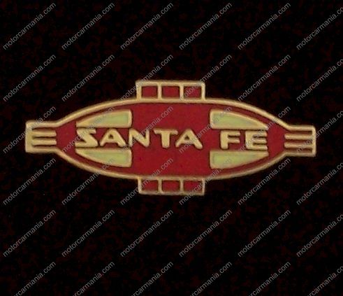 Santa Fe Red Warbonnet Railroad Hat Pin #12-4400 38-0187