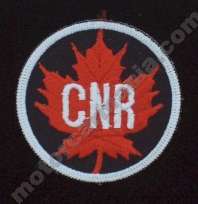 Canadian National Round Leaf Railroad Patch #14-1444 - Locomotive Logos