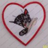 Chessie the Railroad Kitten Heart Patch #14-1520