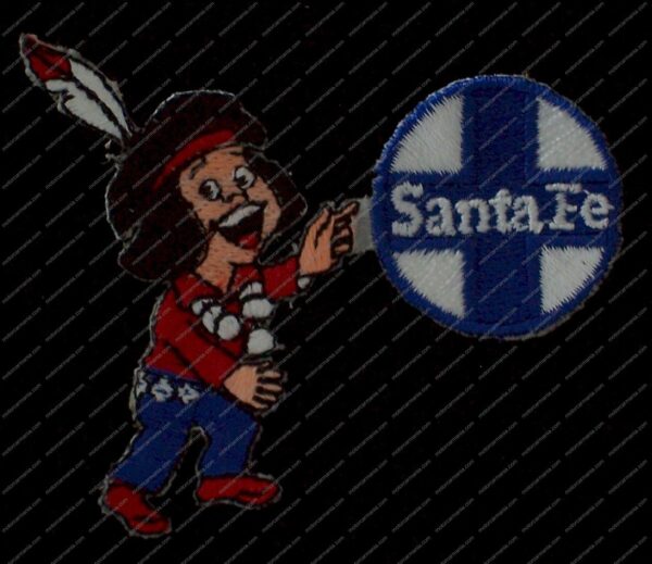 Chico / Santa Fe Logo Cutout Railroad Patch #14-1620