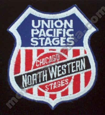 Union Pacific Chicago North Western Stages Patch 14-3346 - Locomotive Logos