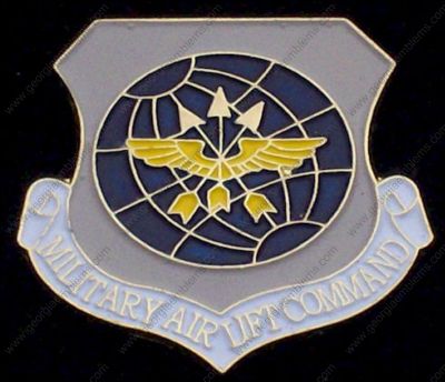 U. S. Air Force Military Airlift Command Pin #GE15141 - Locomotive Logos