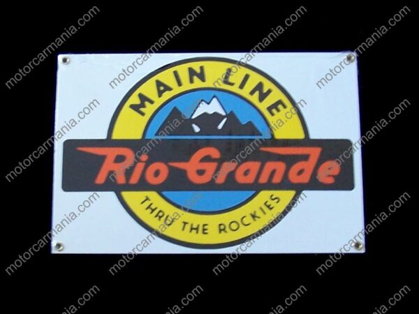 Rio Grande Main Line Railroad Sign #17-1660 nq