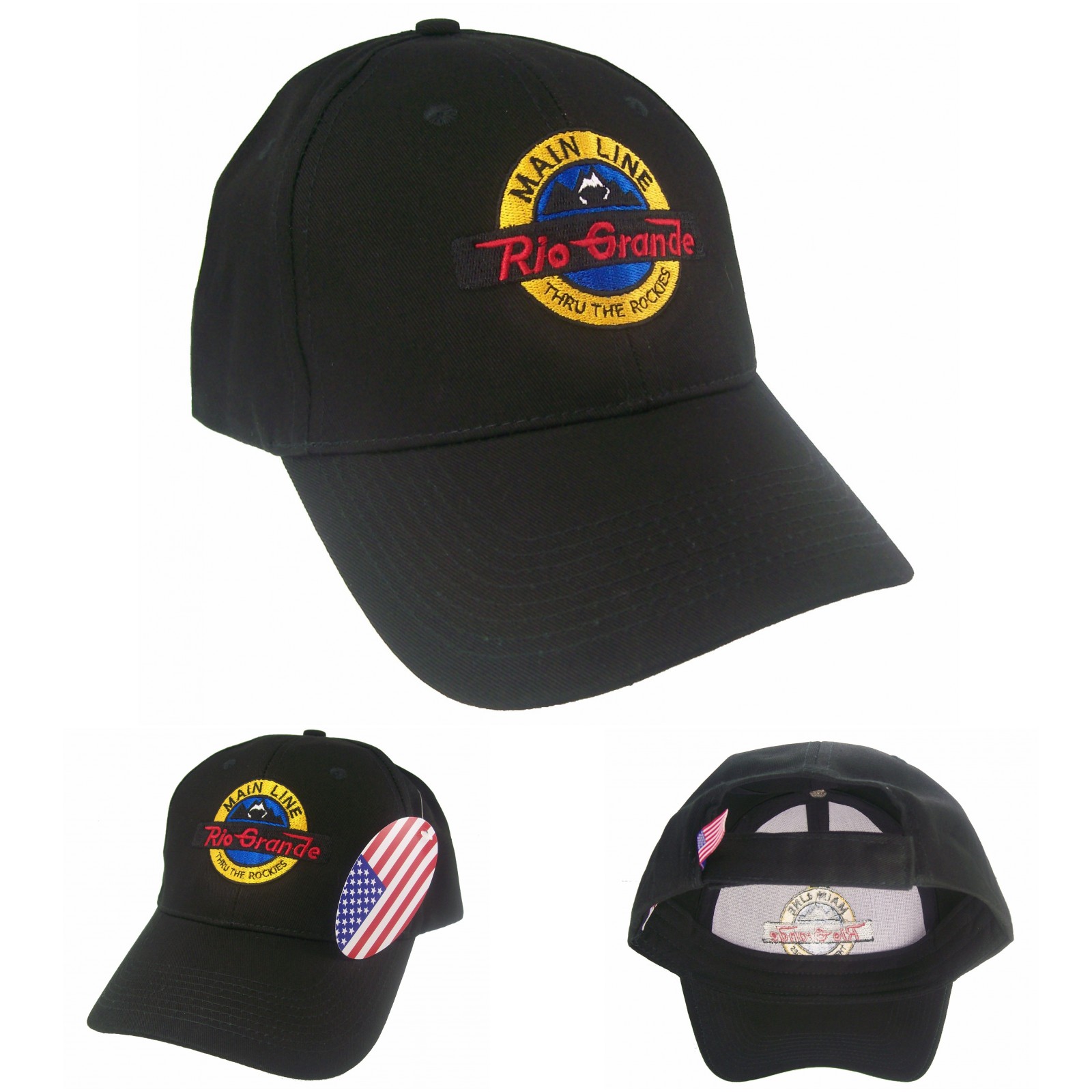Rio Grande Main Line Embroidered Cap Made in USA #50-0012US ...