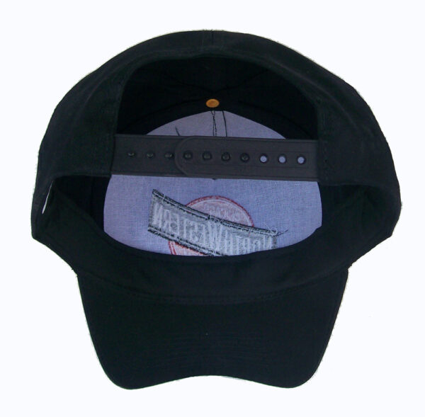 Back view of embroidered Chicago North Western System cap - Locomotive Logos