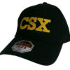 CSX Transportation Railroad Embroidered Flex Fit Cap Hat #40-0022FF CHOOSE SIZE