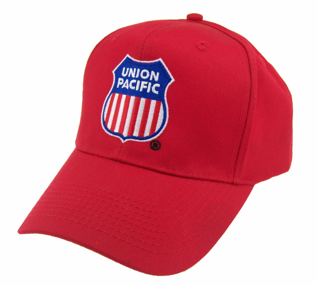 Union Pacific Railroad Embroidered Cap Hat #40-0047 Choice of Colors ...