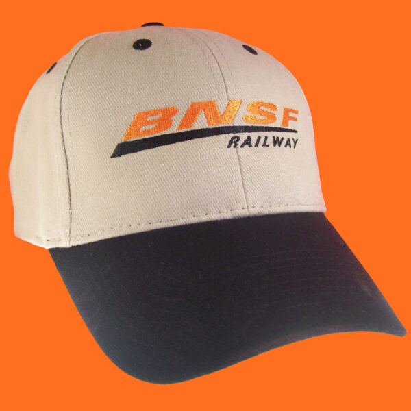 BNSF New Logo Railroad Embroidered Cap Hat #40-0048KV
