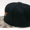 BNSF Railway Railroad Embroidered Snakeskin Flat Visor Cap Hat #40-0048SS