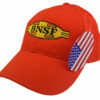 BNSF Cigarband Embroidered Cap Made in USA #50-0061US CHOICE - Image 3