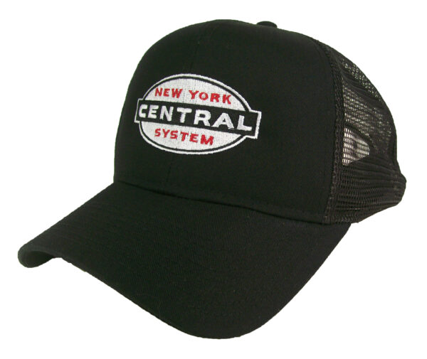 New York Central Cigarband Logo Embroidered Railroad Mesh Cap Hat #40-0062M