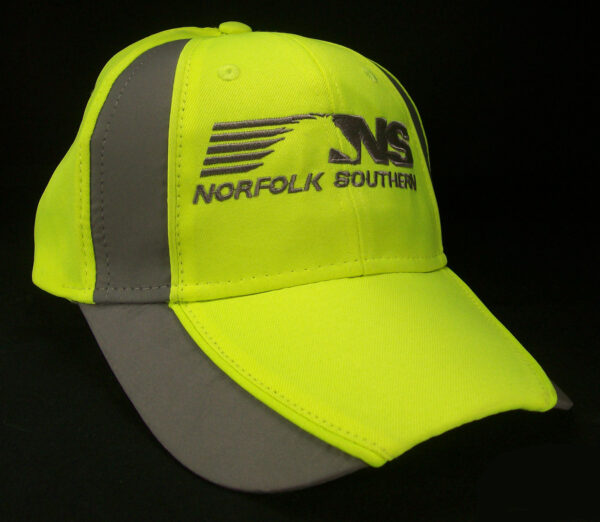 Norfolk Southern Railroad Neon Reflective Cap #40-0068S Choose Orange, Yellow, or Black - Image 3