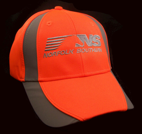 Norfolk Southern Railroad Neon Reflective Cap #40-0068S Choose Orange, Yellow, or Black - Image 2