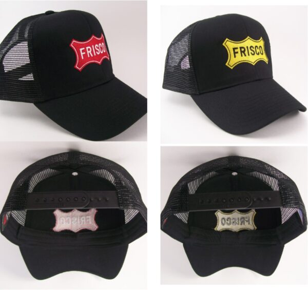 Frisco Railroad Embroidere?d Mesh Cap Hat #40-1860M Choose Logo Color