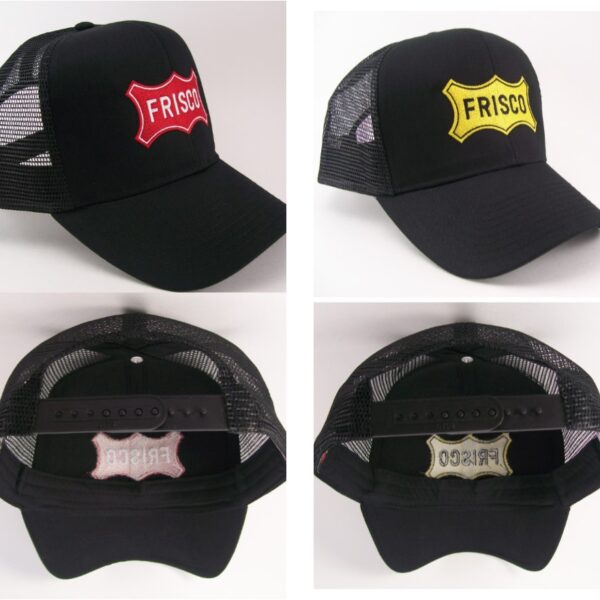 Frisco Railroad Embroidere?d Mesh Cap Hat #40-1860M Choose Logo Color