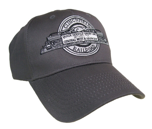 Clinchfield Railroad Steam Locomotive Embroidered Cap #40-2060CV