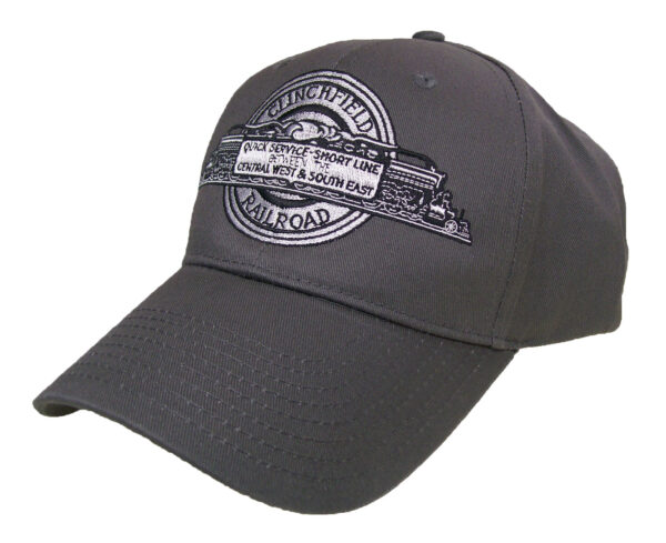 Clinchfield Railroad Steam Locomotive Embroidered Cap #40-2060CV