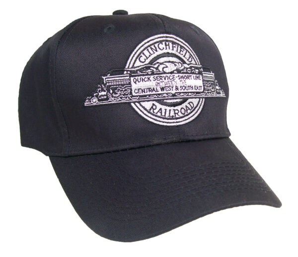 Clinchfield Railroad Steam Locomotive Embroidered Cap #40-2060