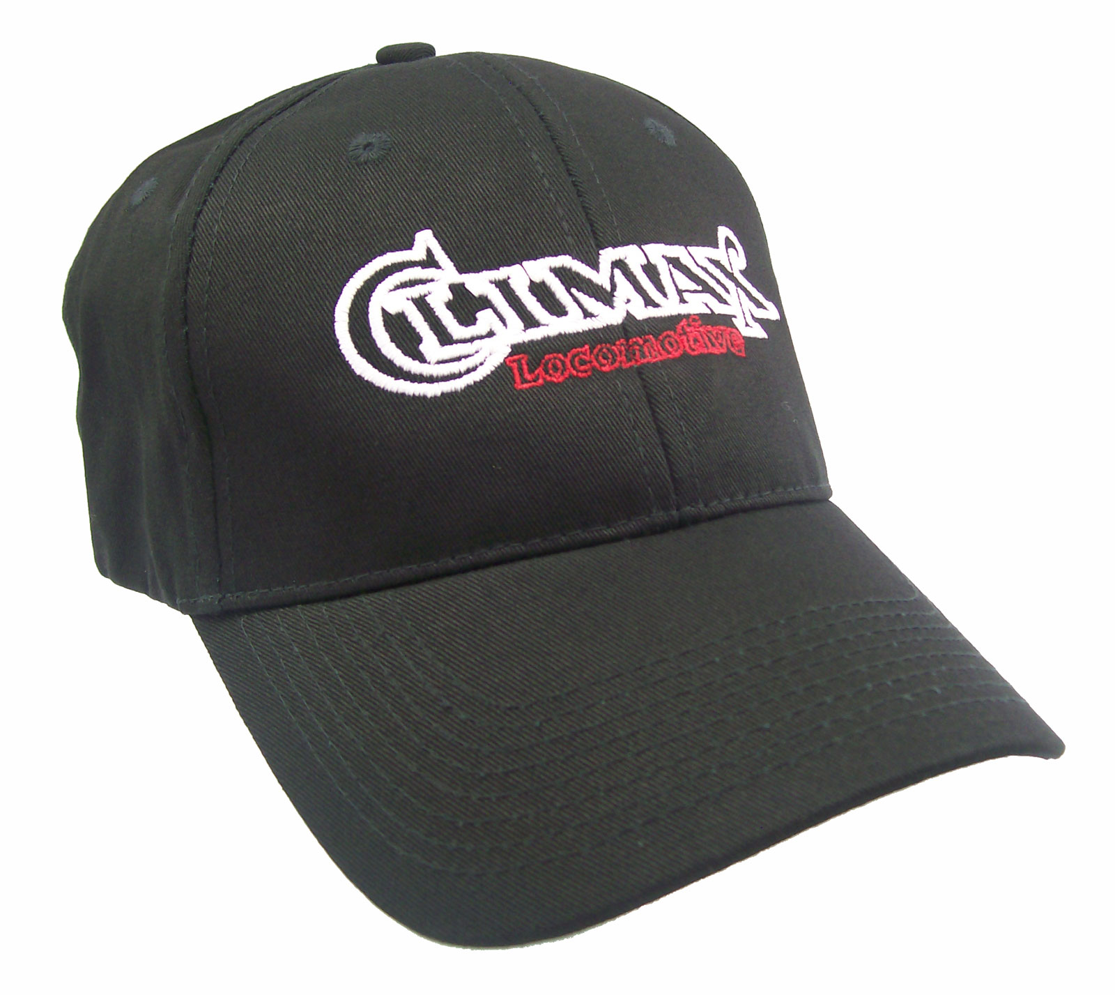 Climax Locomotive Embroidered Cap Made in USA #50-4400US - Locomotive Logos
