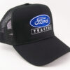 Ford Tractor Farm Embroidered Mesh Cap Hat #44-8200M Choose blue or red logo. - Image 3