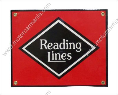 Reading Lines Railroad Porcelain Sign #57-1400 - Locomotive Logos