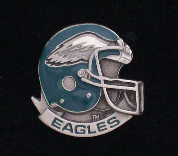 Philadelphia Eagles NFL Pewter Helmet Pin