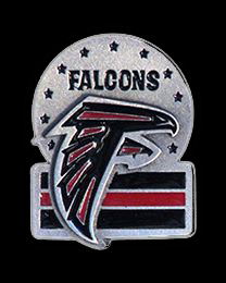 Atlanta Falcons Pewter NFL Team Logo Pin #35-52041