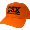 CSX Transportation Railroad Embroidered Neon Orange Cap Hat #40-3022O - Image 5