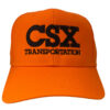 CSX Transportation Railroad Embroidered Neon Orange Cap Hat #40-3022O - Image 3