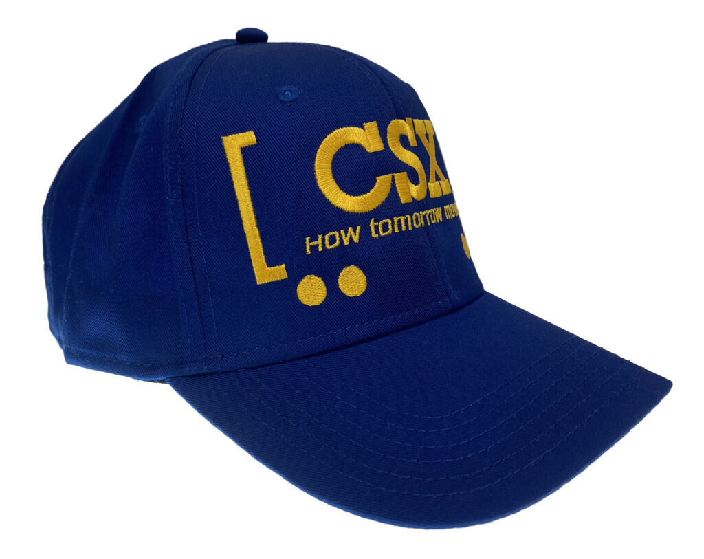 CSX How Tomorrow Moves Embroidered Cap Hat #40-3905 CHOICE - Locomotive ...