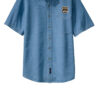 Union Pacific 4014 Big Boy Steam Locomotive Embroidered Denim Shirt #80-4014DS Save when you purchase shirt and cap! - Image 3