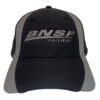 BNSF Railway Swoosh Black, Neon Orange or Yellow Reflective Cap Hat #40-0048S - Image 12