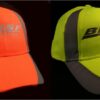 BNSF Railway Swoosh Black, Neon Orange or Yellow Reflective Cap Hat #40-0048S