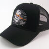 Southern Pacific Black Widow Railroad Embroidered Mesh Cap Hat #40-4840BM - Image 2