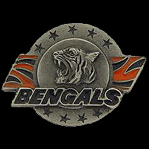 Cincinnati Bengals Pewter NFL Team Logo Pin