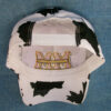 Minneapolis Moline Tractor Farm Embroidered Cow Print Cap Hat #44-9100HS - Image 5