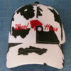 Wheel Horse Tractor Farm Embroidered Cow Print Cap Hat #44-9400HS