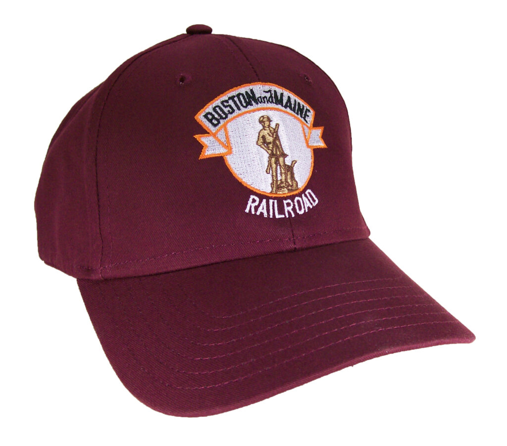 Boston & Maine Railroad Minuteman Embroidered Cap Hat #40-0065V ...