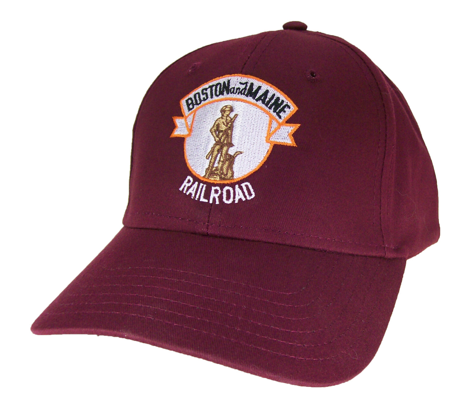 Boston & Maine Railroad Minuteman Embroidered Cap Hat #40-0065V ...