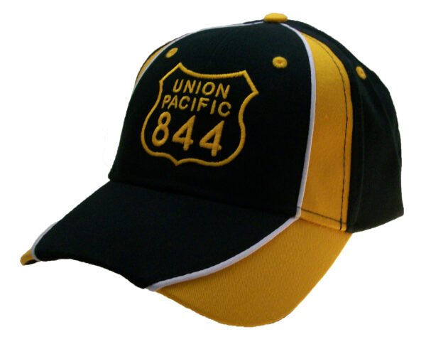 Union Pacific Railroad Living Legend 844 Embroidered Cap Hat w/Piping 40-0844BGV - Image 4