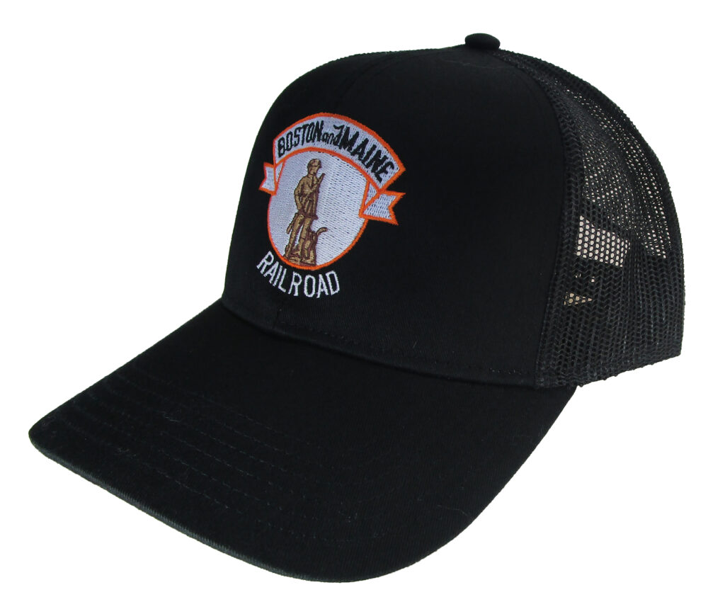 Boston & Maine Railroad Minuteman Embroidered Mesh Cap Hat #40-0065BM ...