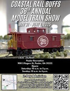 36th Annual Model Railroad and Train Show - Pooler, GA @ Pooler Recreation